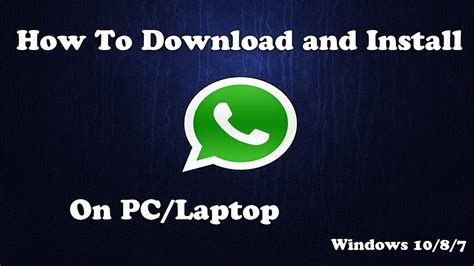Whatsapp Download For Laptop Tech Style Nyc