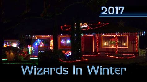 Ryans Christmas Lights 2017 Wizards In Winter Youtube