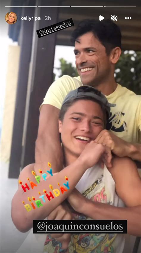 Kelly Ripa Wishes Son Joaquin Happy Birthday On Ig Purewow