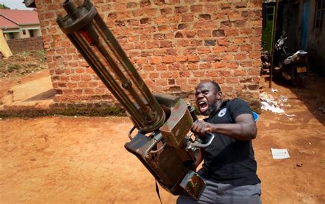 In Uganda A Filmmaker Makes Gripping 200 Action Flicks Daily Mail