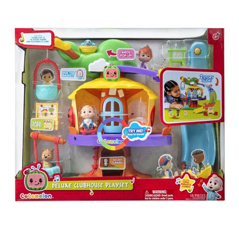 Cocomelon Jjs Deluxe Clubhouse Playset Toys R Us Canada