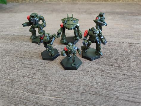 Painted Comstar Command Level Ii And Extra Atlas Ii Battletech In