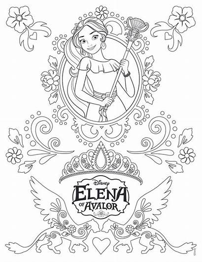 Elena Avalor Coloring Princess Printable Drawing Pages