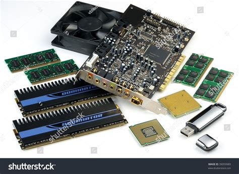 Computer accessories in assortment, isolated, hyper DoF. #Ad , #Ad, #assortment#accessories# ...