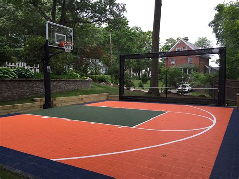 Outdoor Backyard Basketball Court Builders Sport Court Ma