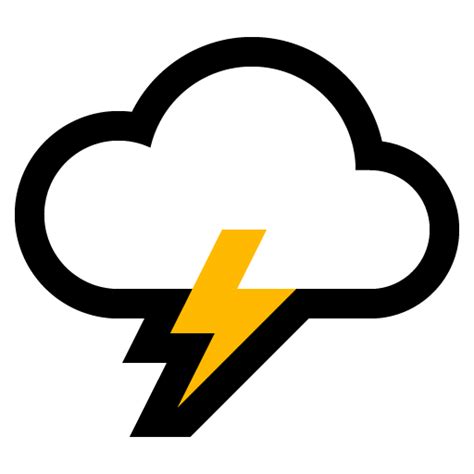 🌩️ Cloud With Lightning On Microsoft Windows 11