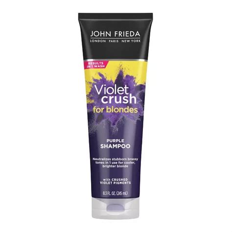 john frieda violet crush purple shampoo best purple shampoo for blondes popsugar beauty uk