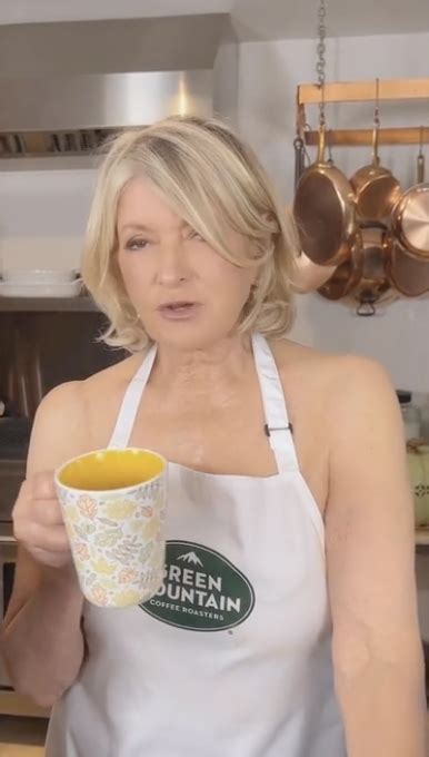 Martha Stewart Goes Topless To Promote Coffee Brand Star Tabloids