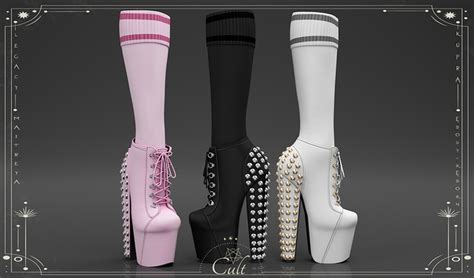 Second Life Marketplace Cult Eliza Ankle Boots With Hud