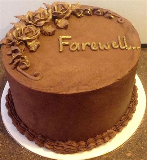 Farewell Cake Farewell Cake Cake Serving Chart No Bake Cake