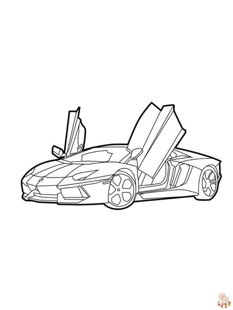 Lamborghini Coloring Pages Get Free Printables At Gbcoloring