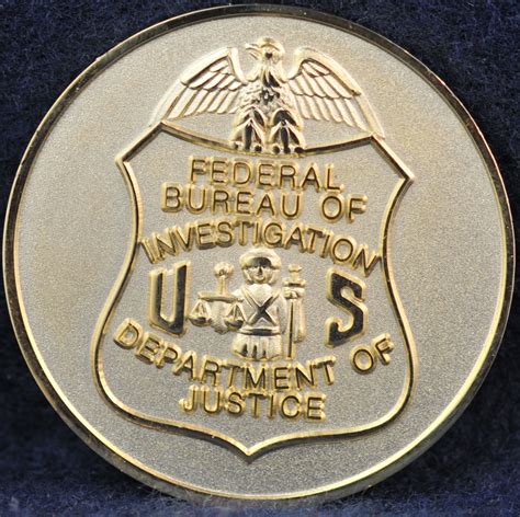 Federal Bureau Of Investigation Challengecoinsca