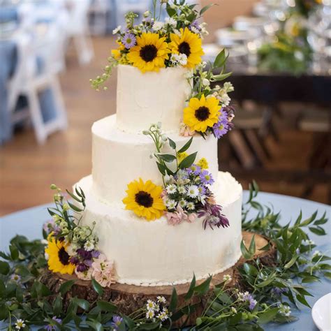 Sunflower Theme Cake Aria Art