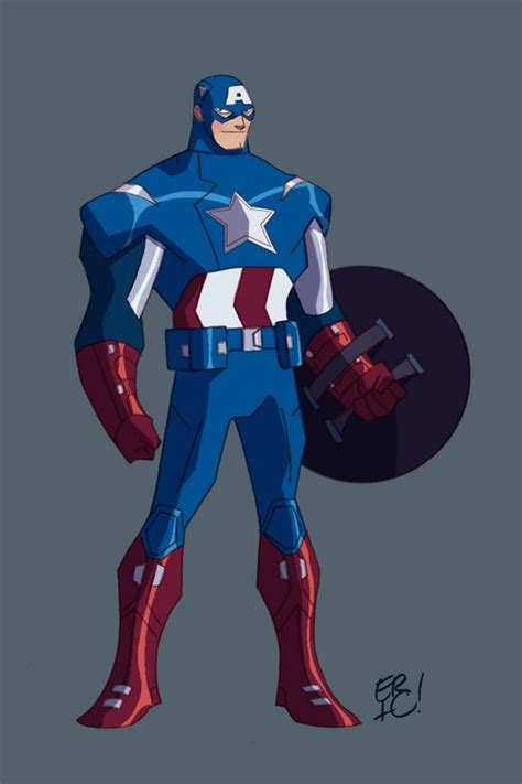 Captain America Animated By Ericguzman On Deviantart