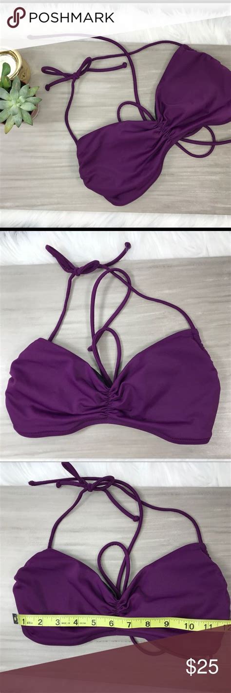 Victorias Secret Purple Bikini Top 290 Bikinis Purple Bikini