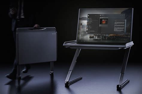 This Portable Office Desk Pc Reinvents Co Working Giving You An