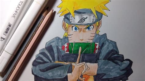 Drawing Naruto Uzumaki From Naruto Shippuden Youtube