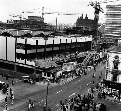 Liverpool city centre view of new and old buildings with liver buiding. Old Liverpool shops remembered - enjoy this fantastic ...
