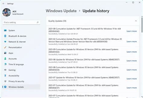 How To Check Windows Update History On Windows 10