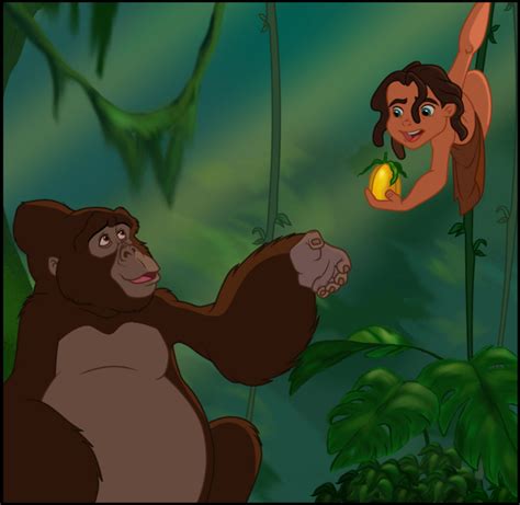 Kala And Tarzan Walt Disneys Tarzan Fan Art 34805765 Fanpop