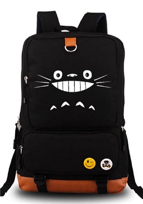 How to find cheap stuff on amazon. Siawasey® My Neighbor Totoro Anime Cartoon Canvas Backpack ...