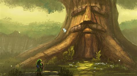 Legend Of Zelda Deku Tree By Minionslayer On Deviantart