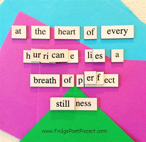 The Daily Magnet 182 Writers Block Magnetic Poetry Magnets