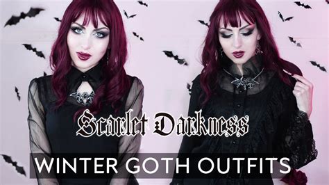 Winter Goth Outfits Affordable Vampire Goth Try On Haul From