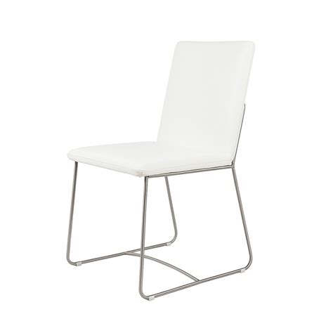 Dining chairs, elliot dining chair - white Nood | White dining chairs, Dining chairs, Dining