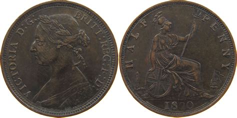 Great Britain Halfpenny 1890 Victoria 1837 1901 Ss Ma Shops