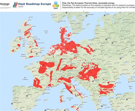 Geothermal Map Of Europe