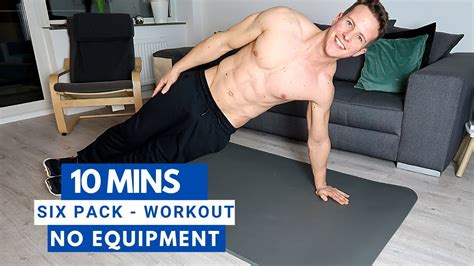 Mins Sixpack Workout No Equipment Anstrengend Youtube