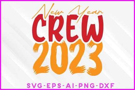 New Year Crew 2022 Svg T Shirt Design Graphic By Abida Sultana · Creative Fabrica