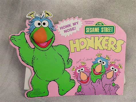 2 Sesame Street Honkers And Store Display Easter Store Stock Working
