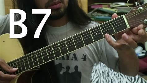 Chord B7 Belajar Kunci Gitar Youtube