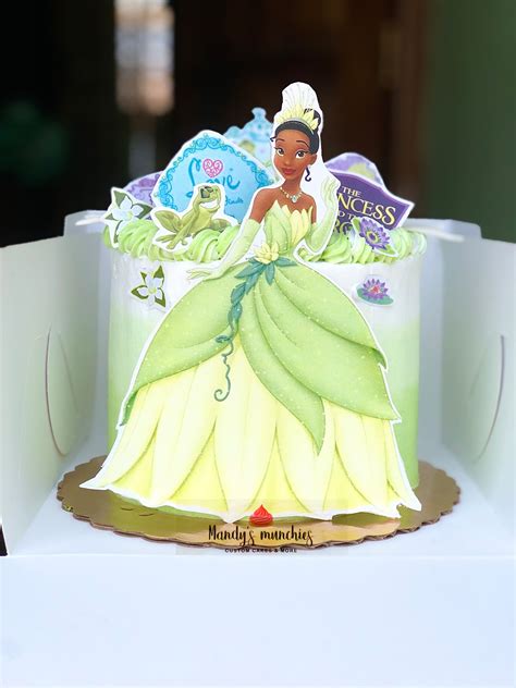 Princess Tiana Themed Cake Princess Tiana Birthday Party Princess