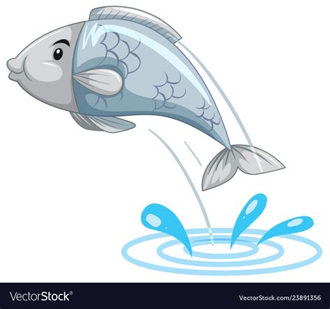 Jumping Fish Cartoon