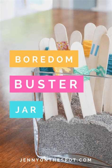 The Summer Boredom Buster Jar