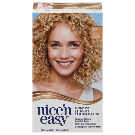 Save On Clairol Nice N Easy Permanent Hair Color Golden Blonde 8g Order Online Delivery Martins