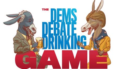 The drinking game for the biden/trump 2020 presidential debates! The Democratic presidential debate drinking game you didn ...