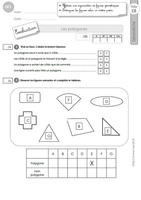 Un triangle ayant deux côtés perpendiculaires s'appelle un le côté le plus long de ce triangle s'appelle. Les Formes Géométriques Ce1 Exercices - Lampedebureau