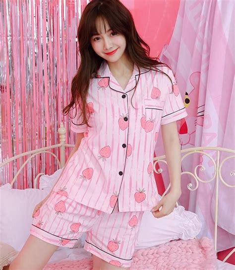 Sweet Strawberry Pajamas Pajama Fashion Cute Fashion Kawaii Fashion