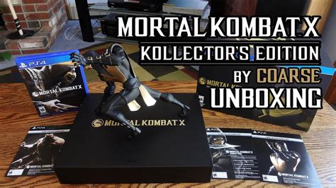 Mortal Kombat X Kollectors Edition W Statue By Coarse Unboxing