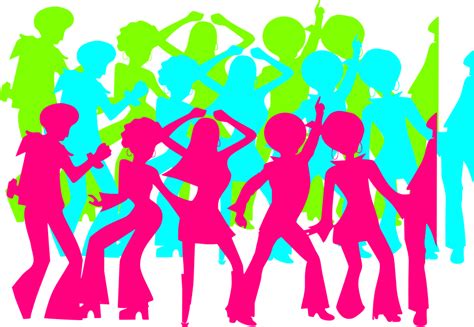 Disco 1970s Dance Silhouette Png Clipart 1970s Angle