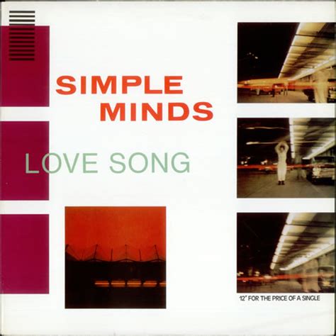 Simple Minds Love Song Canadian 12 Vinyl Single 12 Inch Record Maxi