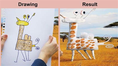 Artist Brings His Funny Kids Drawings To Life With Hilarious Digital