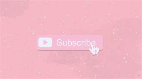 Pink Intro With Subscribe Button Template Youtube