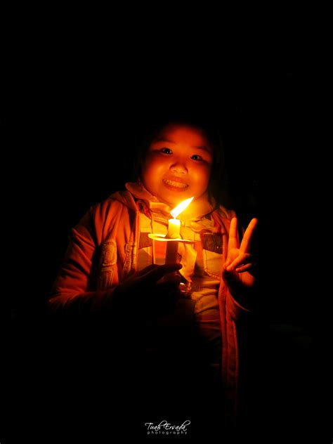 Free Photo Girl Lighting Candle Burning Woman Thinking Free