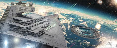 Star Wars Rogue One Battle Of Scarif By Andreas Bazylewski 3840 X