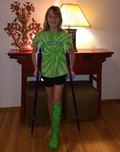 These Are The Coolest Crutches I Have Ever Seen Kiara